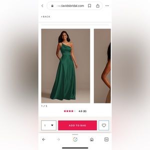 David’s bridal dress new with tags